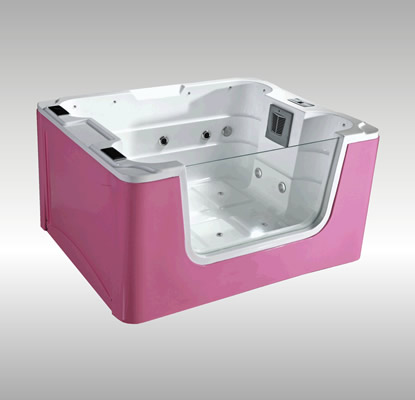 新款2x1.6米单面透明智能豪华儿童游泳池