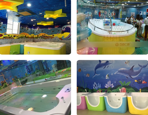 重庆成都婴幼儿童游泳馆加盟店设备展示